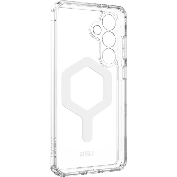 Urban Armor Gear Plyo Pro Hátlap Samsung Galaxy S24 FE Átlátszó, Fehér Induktív töltés, MagSafe kompatibilis, Ütésálló 214458114341