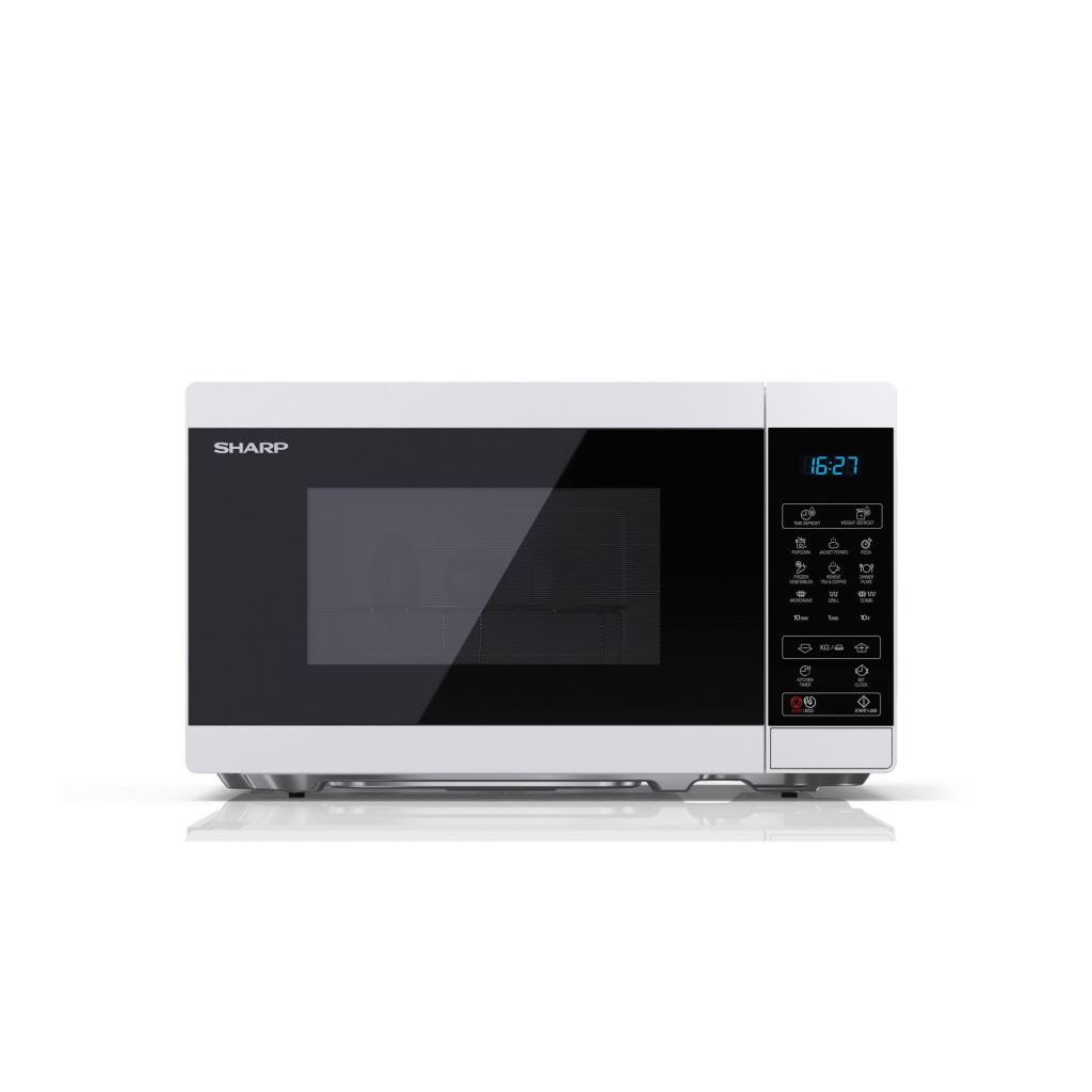 Sharp YC-MG02EW 20L grill mikrohullámú sütő 800W fehér-fekete (YC-MG02EW)