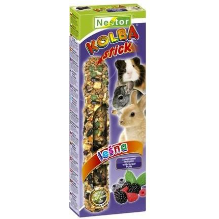 Nestor Dupla Rúd Rágcsálónak És Nyúlnak Erdei Gyümölcs 115gr