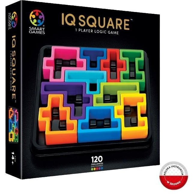 SmartGames IQ Négyzet Logikai Játék, Angol (5414301526483)