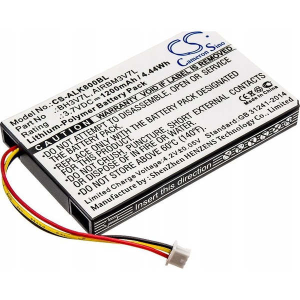 Cameron Sino Li-Polymer Akku 3.7v/1200mah, Autec Airbm3v7l Kompatibilis