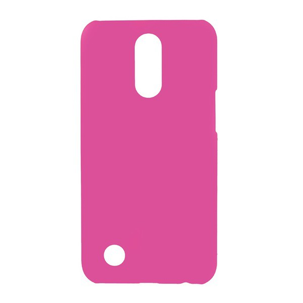 Műanyag telefonvédő (gumírozott) RÓZSASZÍN [LG K10 (2017) M250n] (5996457707119)