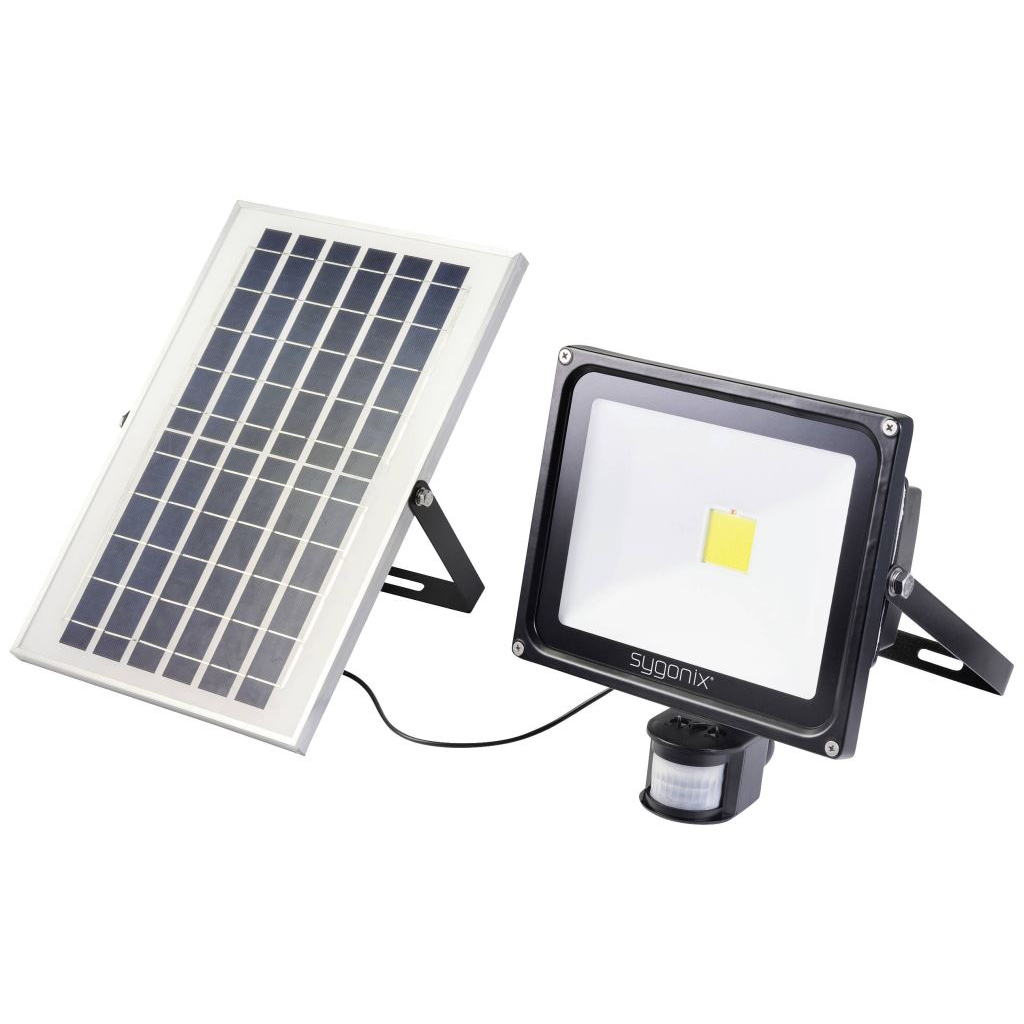 Sygonix napelemes LED fali fényszóró mozgásérzékelővel (SY-5461112) (SY-5461112)