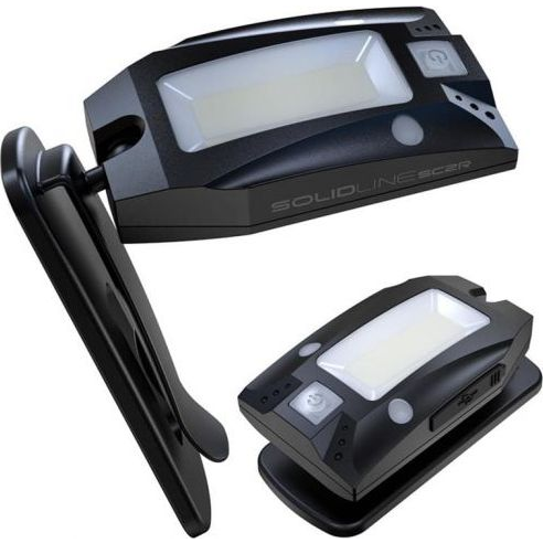 Ledlenser Solidline Sc2R Fejlámpa - Csiptethető, 100 lm, Li-Ion