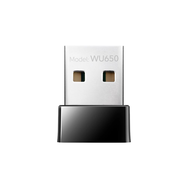 Adaptor wireless Cudy WU650, USB 2.0, AC650 Dual Band, negru