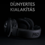 Logitech Pro X Wireless Lightspeed Bluetooth Fejhallgató Headset - Fekete