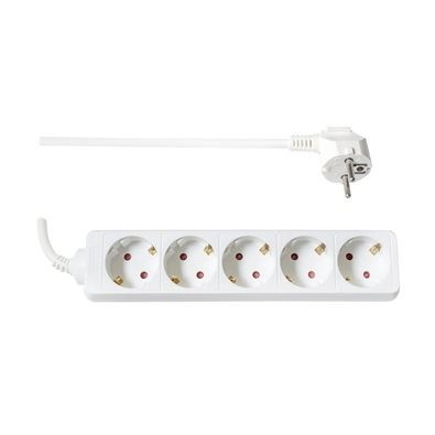 TOO PSW-530 elosztó 5 aljzat, 3 méter vezeték fehér (PSW-530)