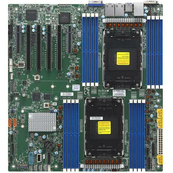 Supermicro MBD-X13DEI-B Dual Socket LGA4677 Intel Xeon Scalable Motherboard (MBD-X13DEI-B)