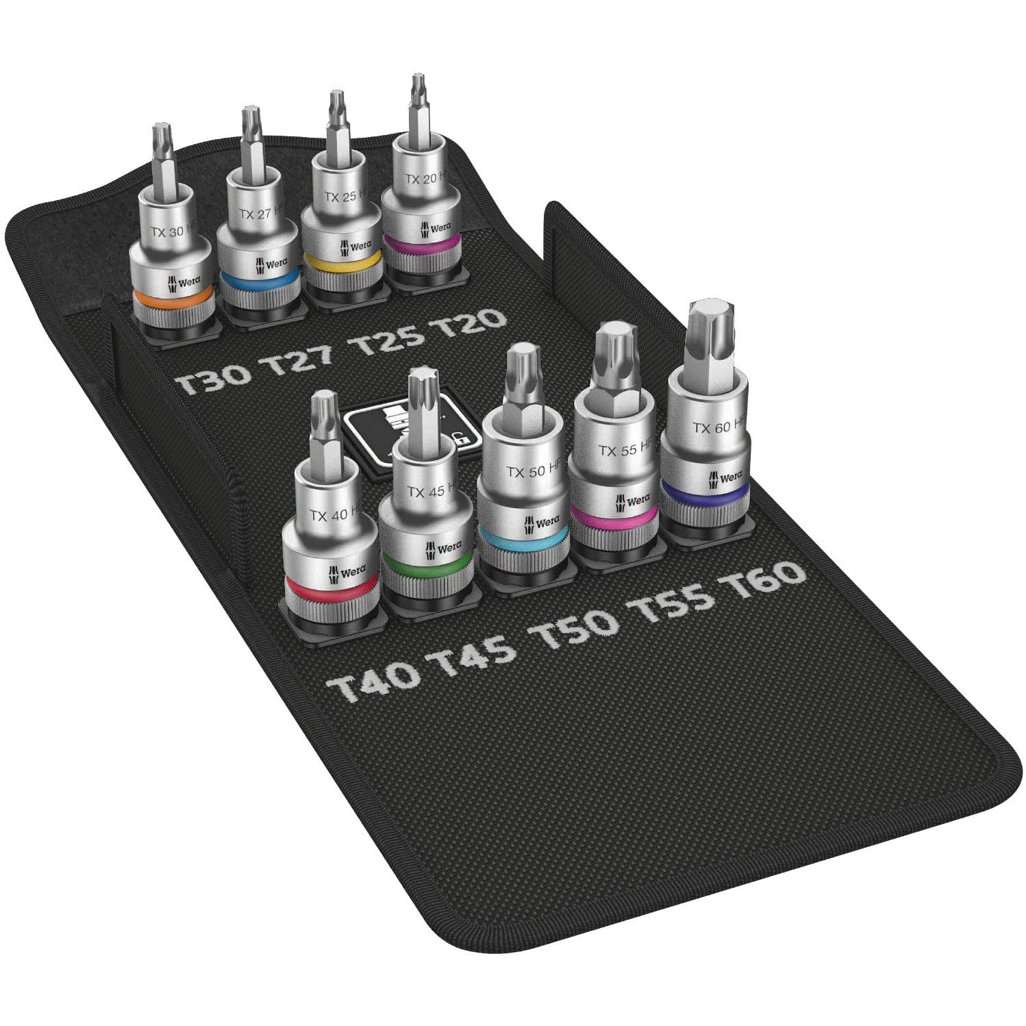 Wera 8767 C HF Dugókulcs bit betét készlet 1/2 (12,5 mm) 9 részes (05004202001) (05004202001)