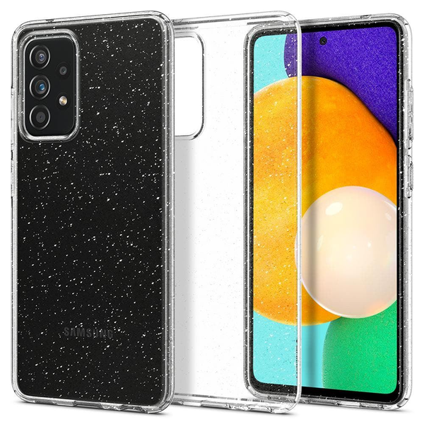 Spigen Liquid Crystal Glitter Samsung Galaxy A52/A52 5G tok átlátszó-csillámos (ACS02317)