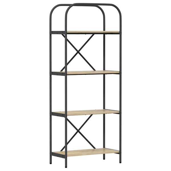 Könyvespolc sonoma tölgy 60 x 30 x 146 cm Faanyag