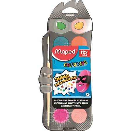 Akvarelové barvy Maped 12 ks