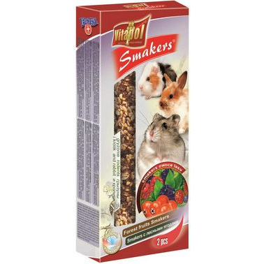 Vitapol (1110) Smakers Rúd Rágcsálóknak 2db 90 g Erdei Gyümölcs (5904479011107)