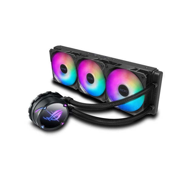 ASUS ROG STRIX LC II 360 ARGB Procesor Kapalinový chladič typu vše v jednom 12 cm Černá