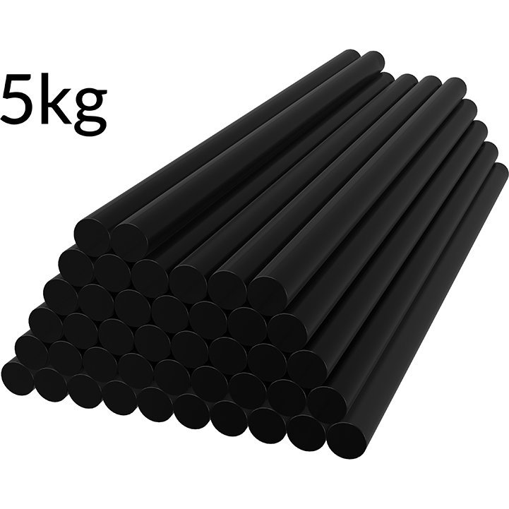 Blow Ragasztórúd - Vastag, 11/200 mm, Fekete, 5 Kg