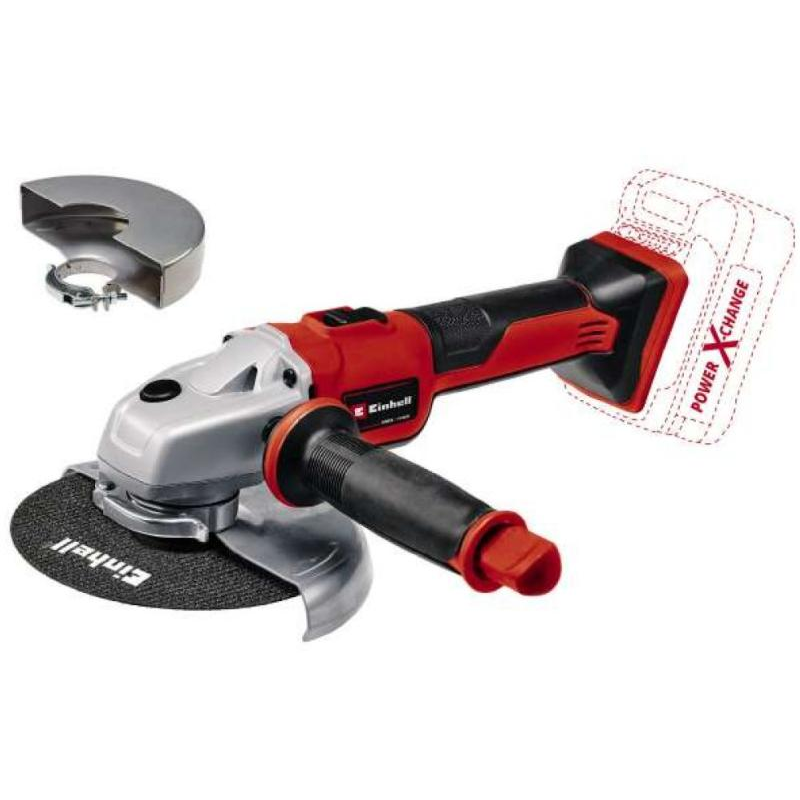 Einhell TE-AG 18 Li Solo Akkumulátoros sarokcsiszoló (akku és töltő nélkül) (Csomagsérült) (4431110/csomagserult)