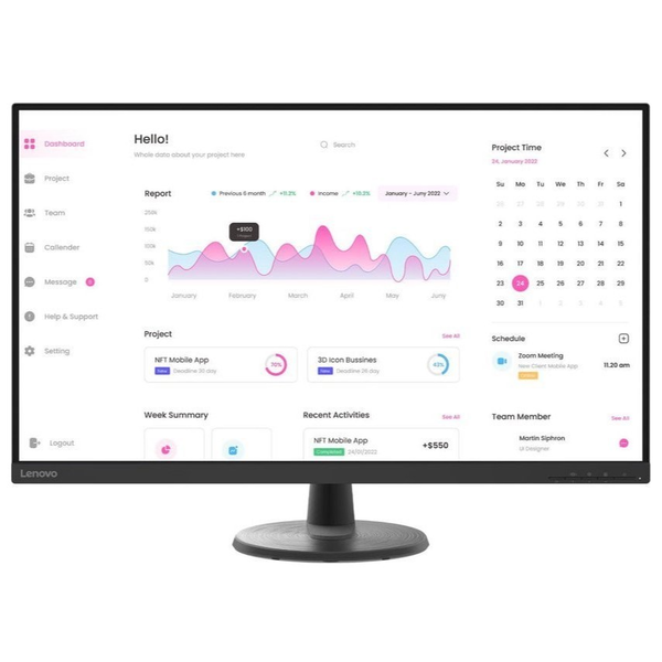 Lenovo D32-40 LED monitor 31,5" 1920 x 1080 pixelů VA