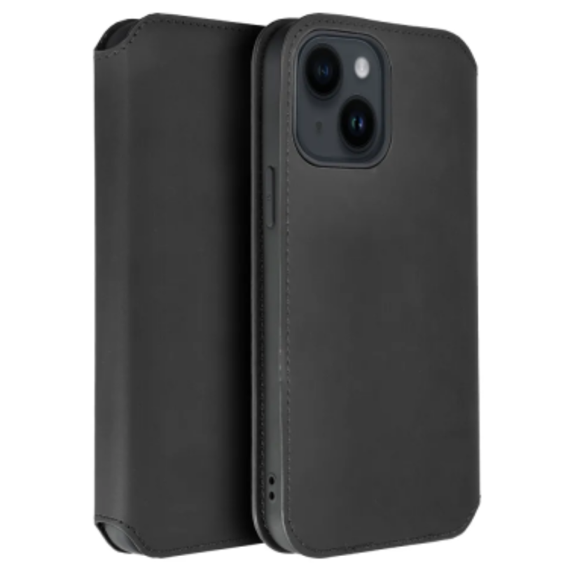 Fusion Dual Pocket Samsung Galaxy S23 FE Flip Tok - Fekete (FSN-DP-S711-BK)