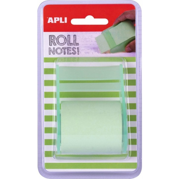 APLI Samolepilni lističi v roli, 50 mm x 8 m pastelno zeleni