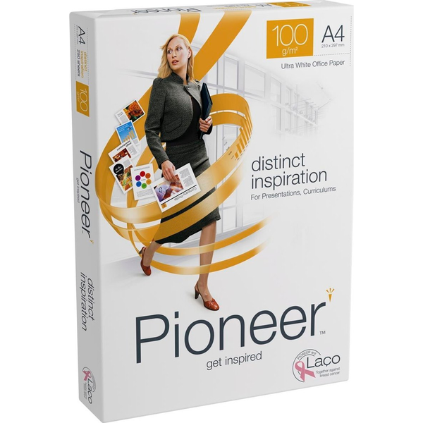 Pioneer Kopipapir Pioneer 100g A4 250ark/pak - (250 ark pr. pakke)
