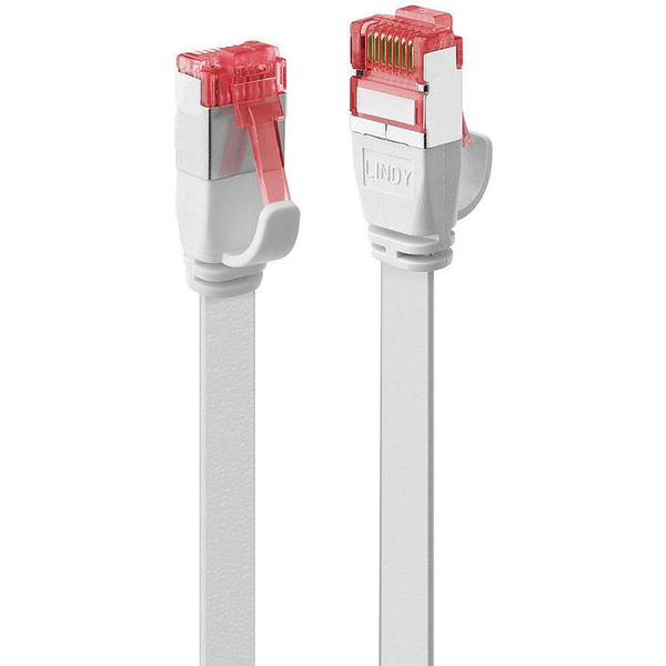 Lindy RJ45 Cat.6 U/FTP 2m netwerkkabel Wit Cat6 U/FTP (STP)