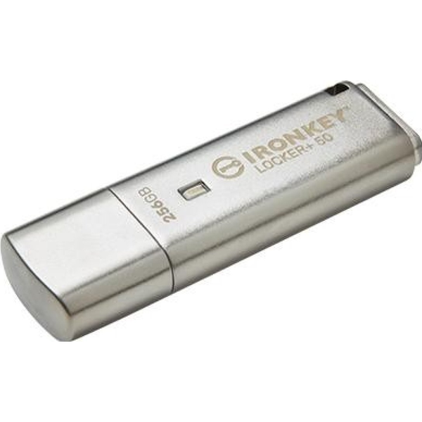 Kingston Technology IronKey Locker+ 50 USB-nøgle USB Type-A 3.2 Gen 1 (3.1 Gen 1) Sølv