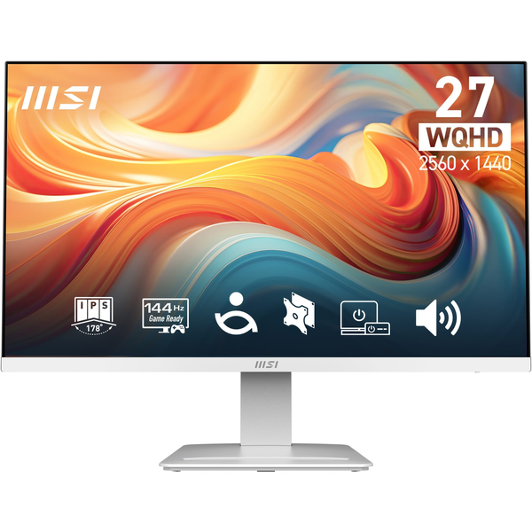 MSI Pro MP273QW E14 computerskærm 68,6 cm (27") 2560 x 1440 pixel Wide Quad HD Hvid