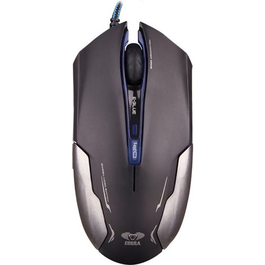 E-Blue Cobra EMS653 Gaming Egér Fekete USB (EMS653BKAA-IU)