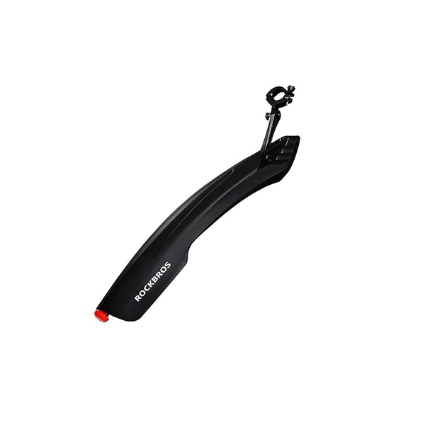 Rockbros DNB8001BK Kerékpár Hátsó sárvédő LED lámpával - Fekete