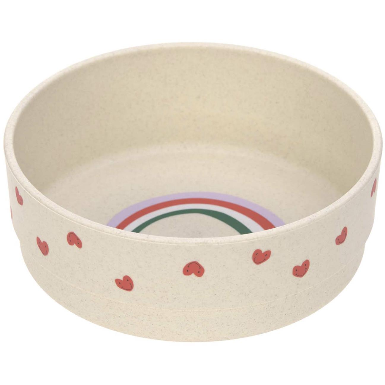Lässig Bowl PP/Cellulose Rascals Heart lavender (4066239131447)