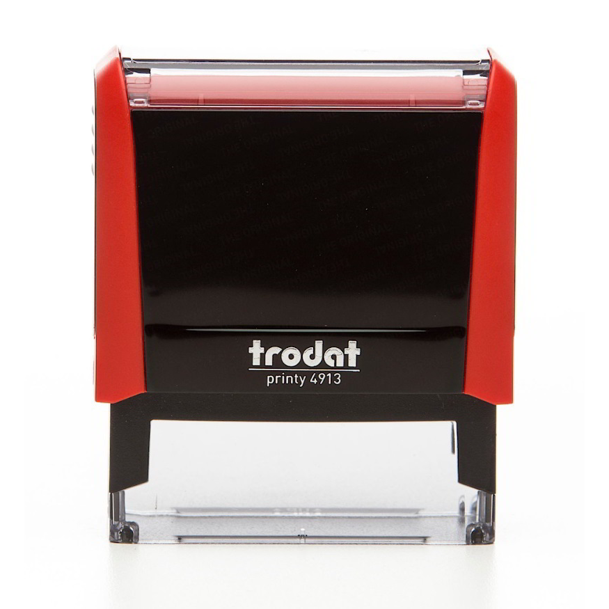 Trodat 4913 Printy 4.0 Szövegbélyegző - Piros (4913/P)