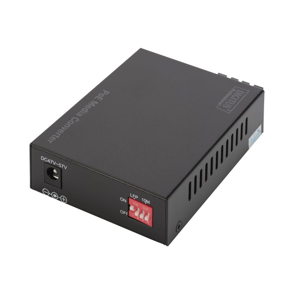 Digitus Gigabitový multimediálny konvertor PoE, RJ45 / SC, SM, PSE
