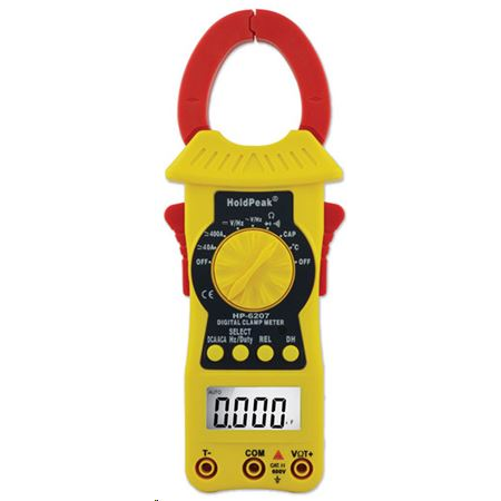 HOLDPEAK 6207 Digitális lakatfogó multiméter, nagyáramú (113289)