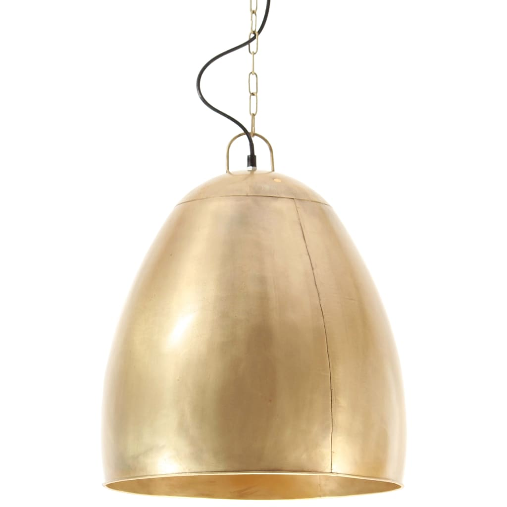 kerek sárgaréz ipari függőlámpa 25 W 42 cm E27 (320556)