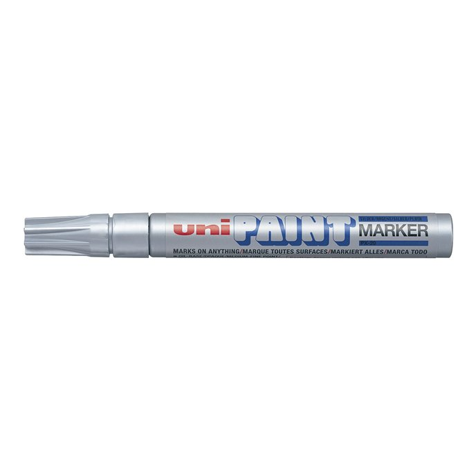 Uni PX-20 2.2-2.8mm Lakkmarker - Ezüst (PX-20(L) SILVER(EU))