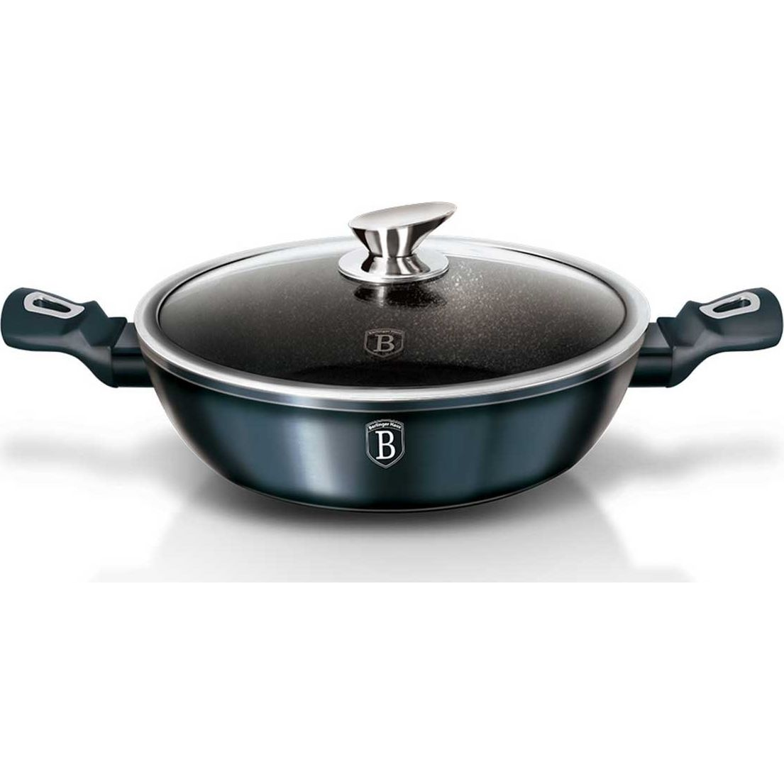 BerlingerHaus BH/1877 Metallic Line Aquamarine Edition Lábas - Kovácsolt Alumínium, Metál Kék (BH-1877)