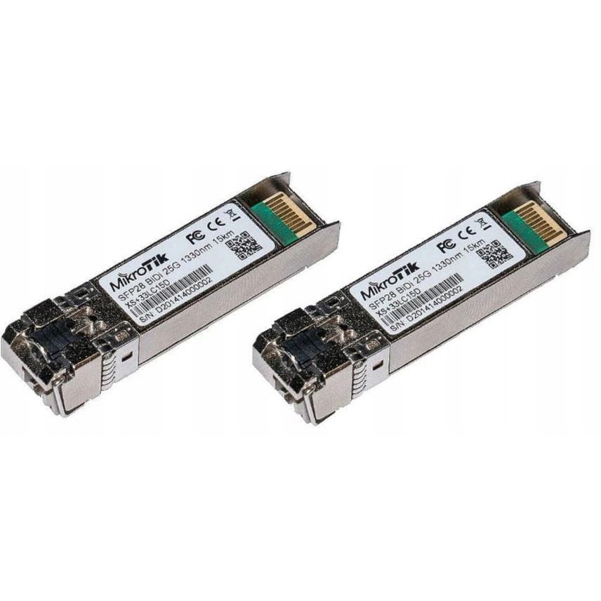 MIKROTIK XS+2733LC15D SFP/SFP+/SFP28 Module 1/10/25Gb/s SM 15km 1270nm + 1330nm (XS+2733LC15D)