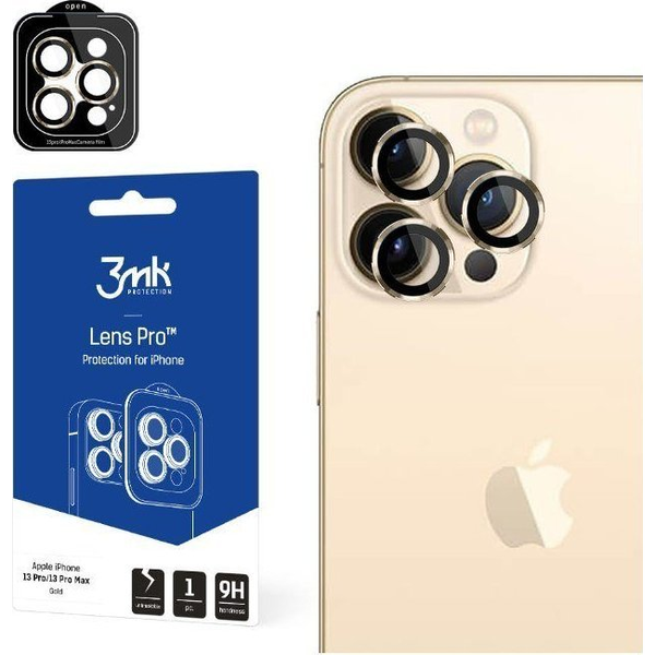 3mk Lens Protection Film For Iphone 13 Pro/pro Max Gold