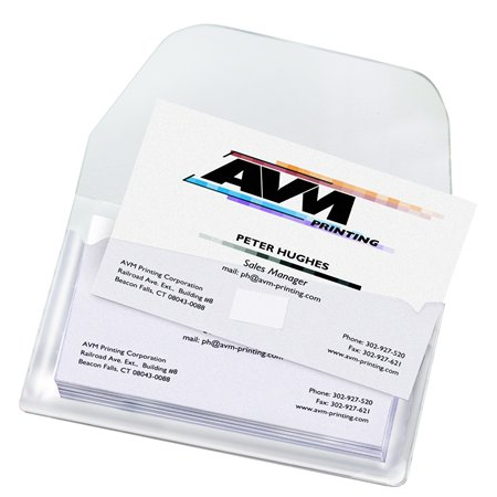 3L Öntapadós névjegytartó zseb füllel 60x105mm (10 db/csomag) (3L682510)