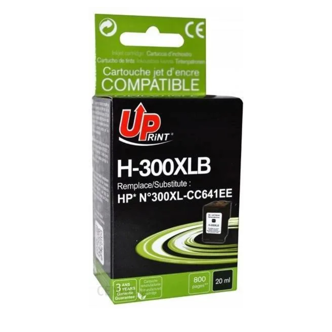 UPrint (HP 300XL) Tintapatron - Fekete (H-300XL-B-UP)