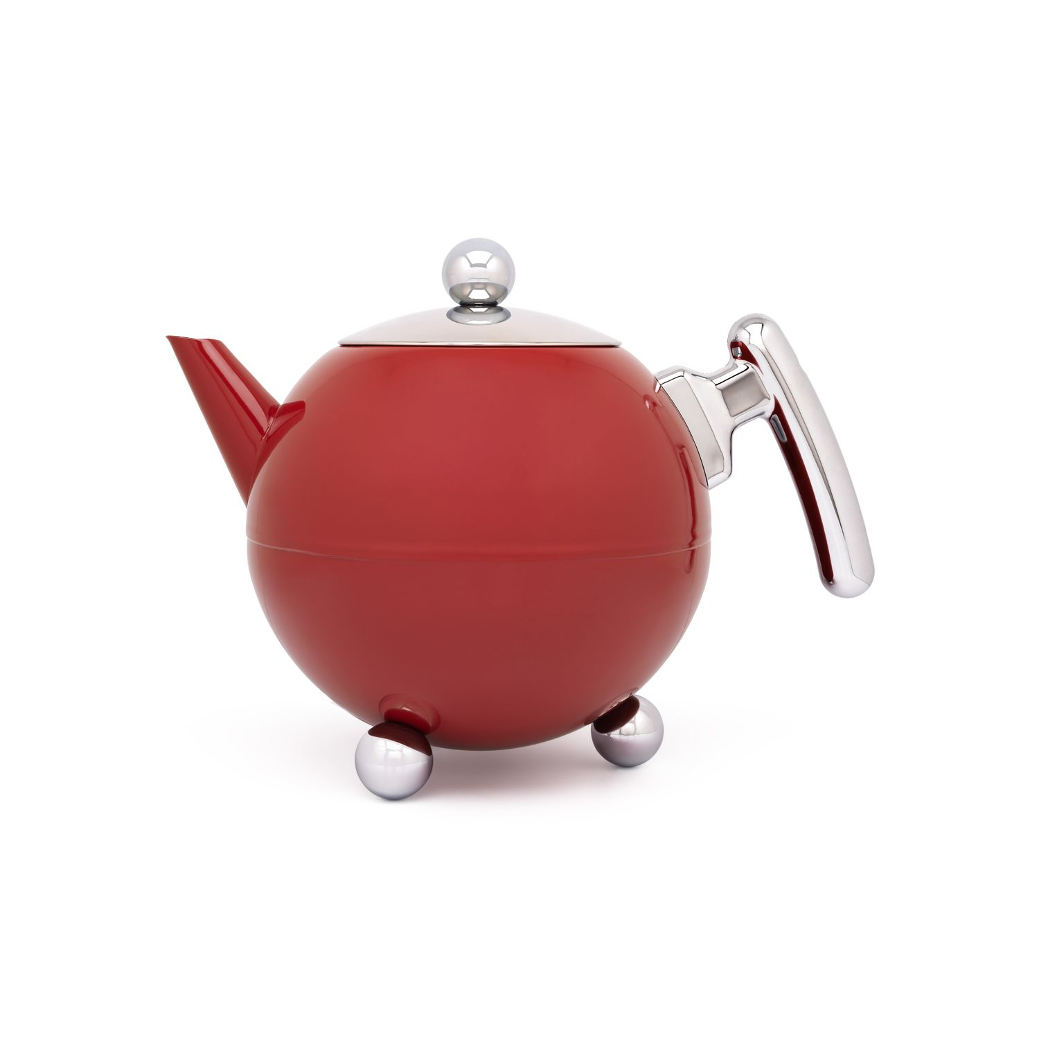 Bredemeijer Duet Bella Ronde 1.2L Teáskanna - Piros (101002)