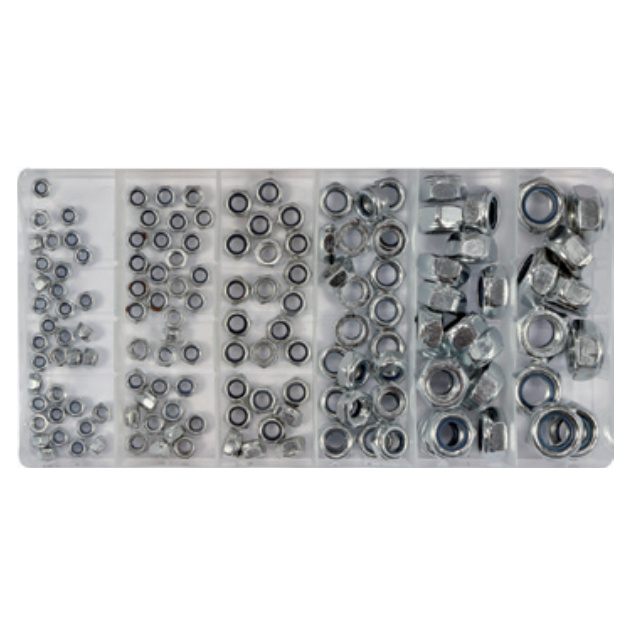 YATO Hatlapú Önzáró Csavaranya Készlet 146 Részes M4-M12 (YT-06774)