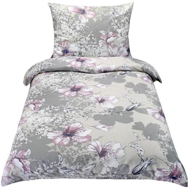 Bellatex Hotel ágynemű szett, szürke hibiszkusz (9954)