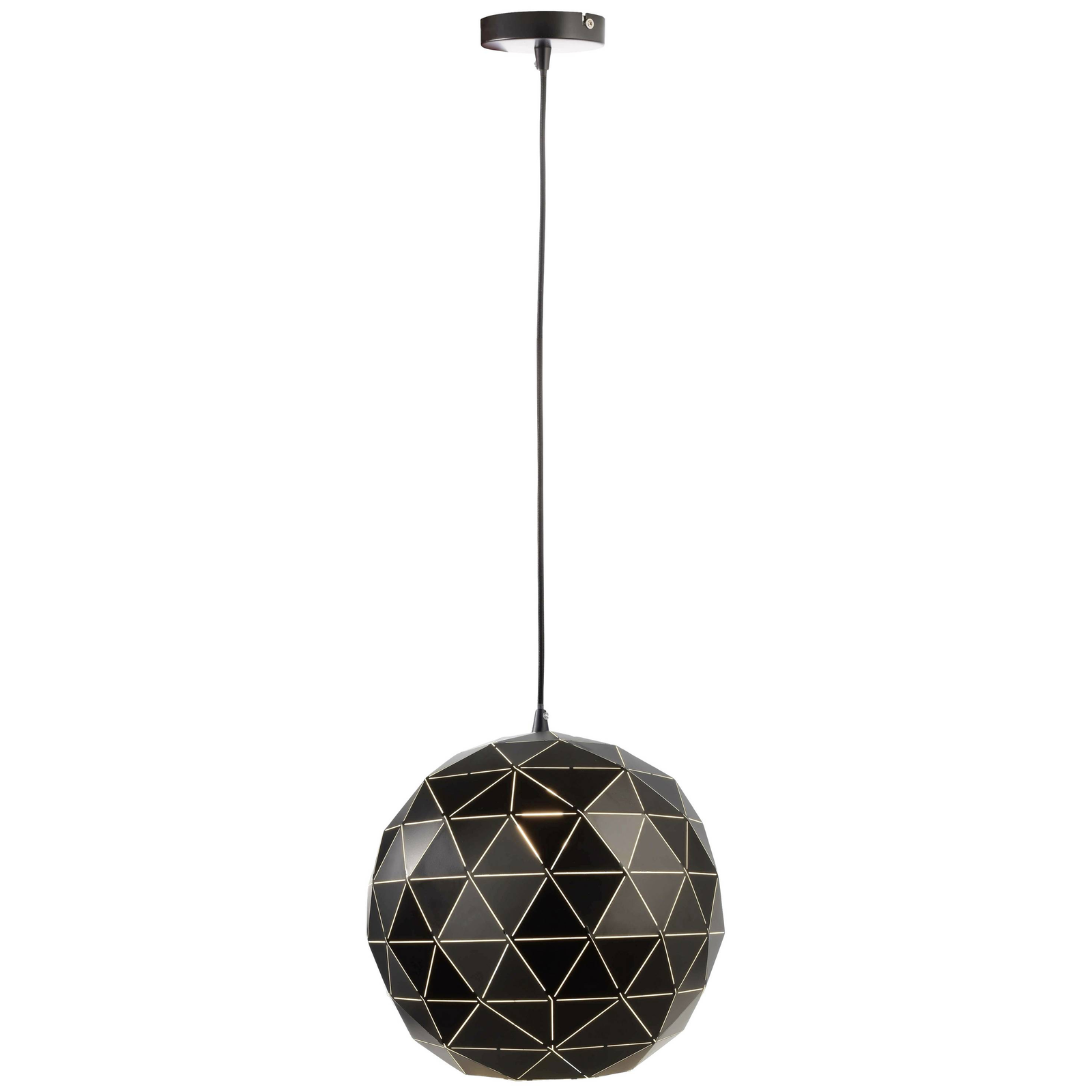 Deko Light Asterope rund 500 Függőlámpa LED, Halogén E27 40 W Fekete (342134) (342134)