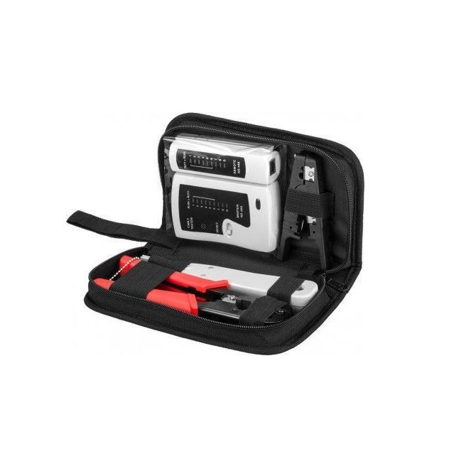 Goobay hálózati szerszámkészlet és kábelteszter (97790) (Goobay 97790)