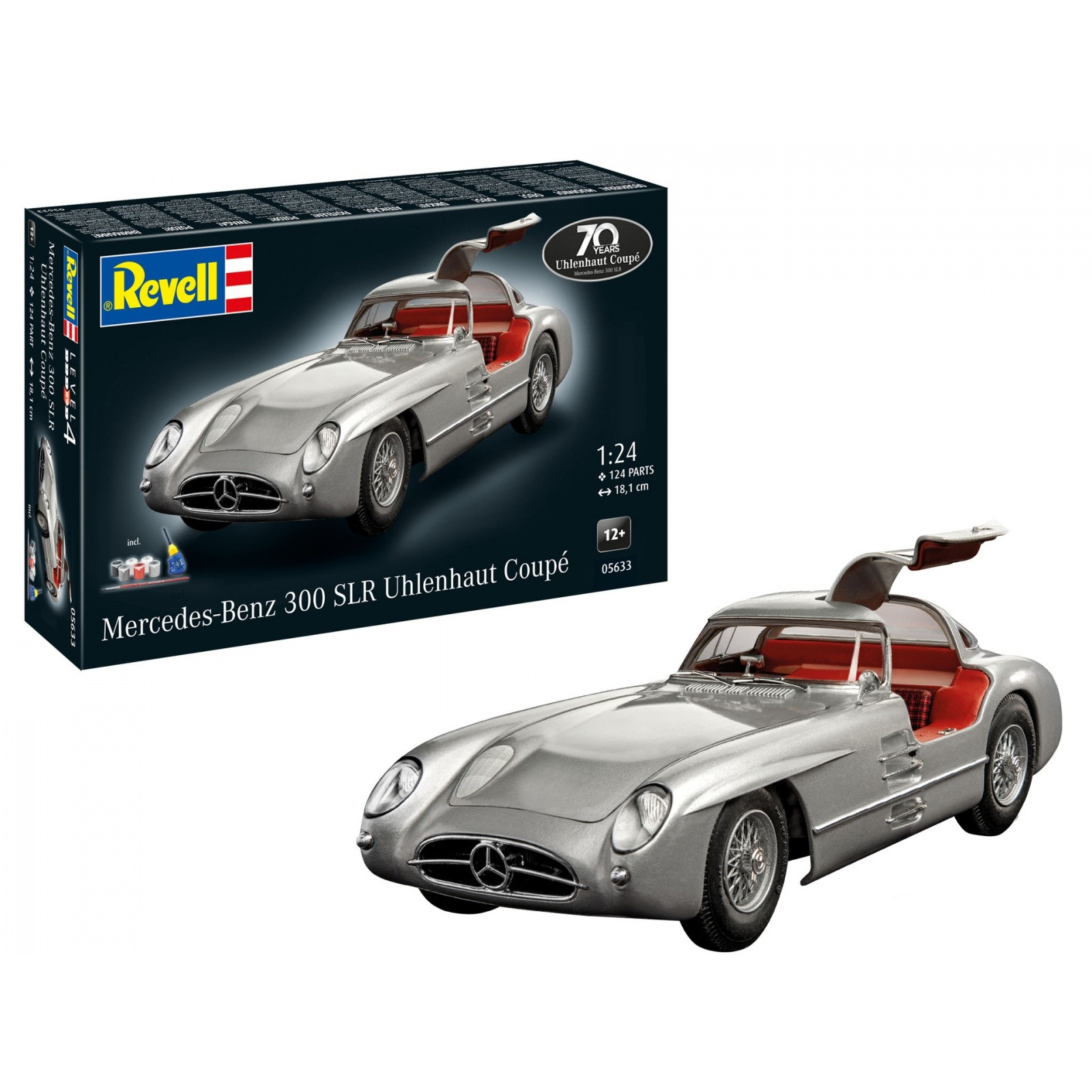 Revell 05633 Mercedes Benz 300 autó modell 1/24 (05633)