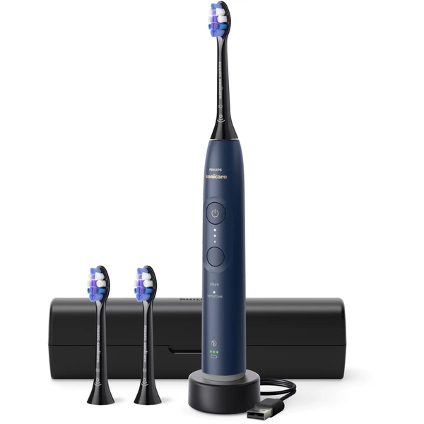 Philips Sonicare serie 6100 HX7403/07 spazzolino elettrico Adulto Spazzolino elettrico sonico Blu