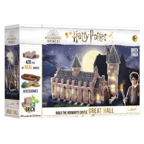 Trefl Brick Trick Harry Potter Great Hall Zarámované puzzle 420 kusů Televize/film