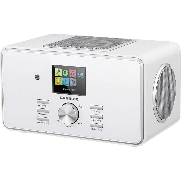 Grundig DTR 6000 X Hordozható Analóg és digitális Fehér (GIR1080)