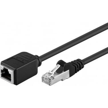  RB-LAN CAT 5e Kabel przedłużającyF/UTP, czarny - Długość kabla 1.5 m